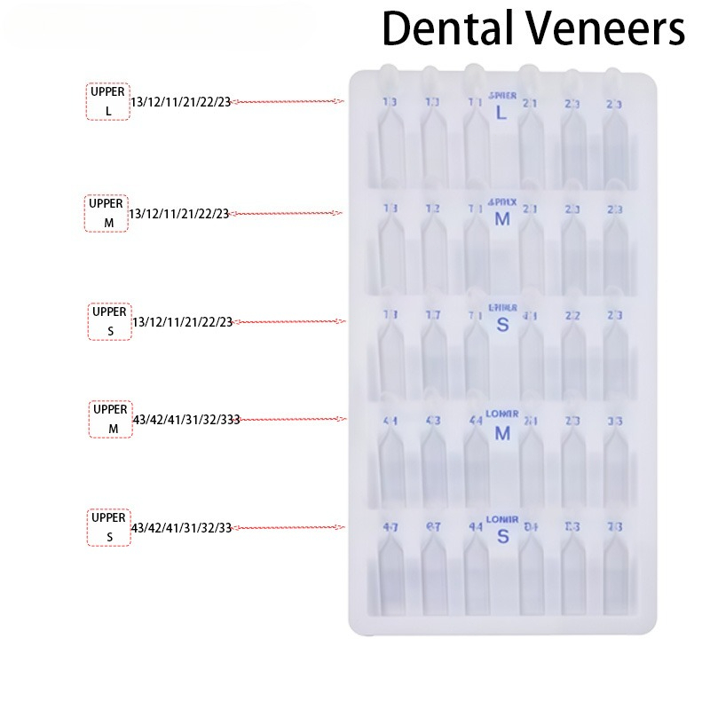 1 Set Dental Veneer Mould Kit  - đánh giá và giá Teeth Whitening Moulds