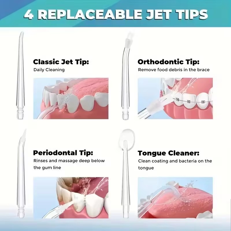 Oral Irrigator Dental Water Je - đánh giá và giá Teeth Whitening Mouthwash
